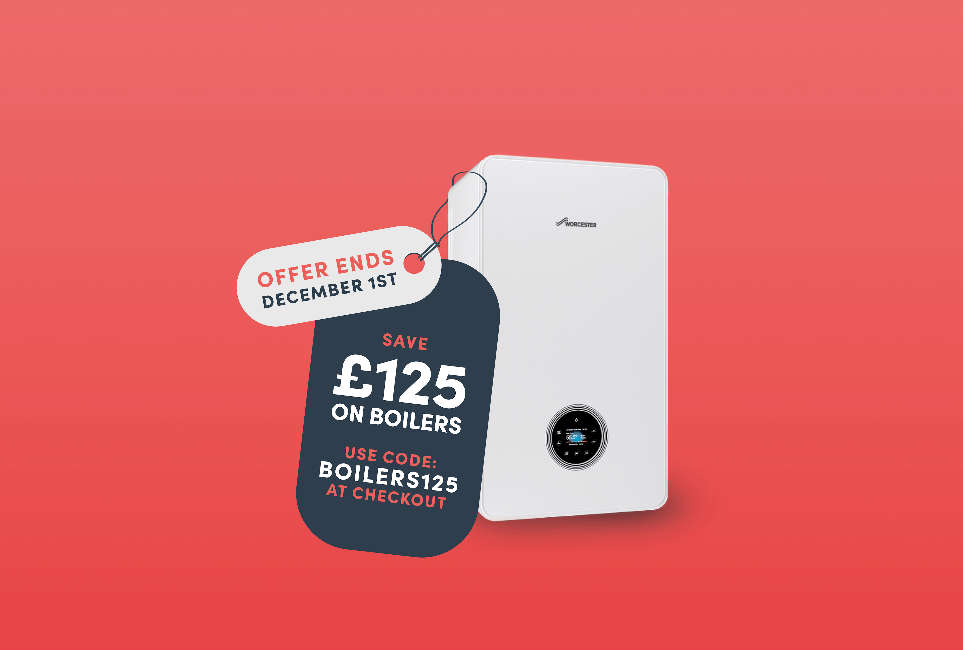 Save £125 on boilers