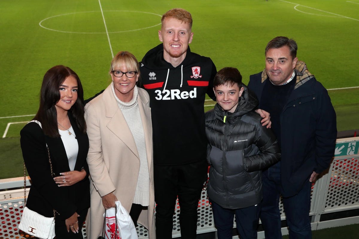 Middlesbrough FC Goalkeeper, Tom Glover, Luke & Family
