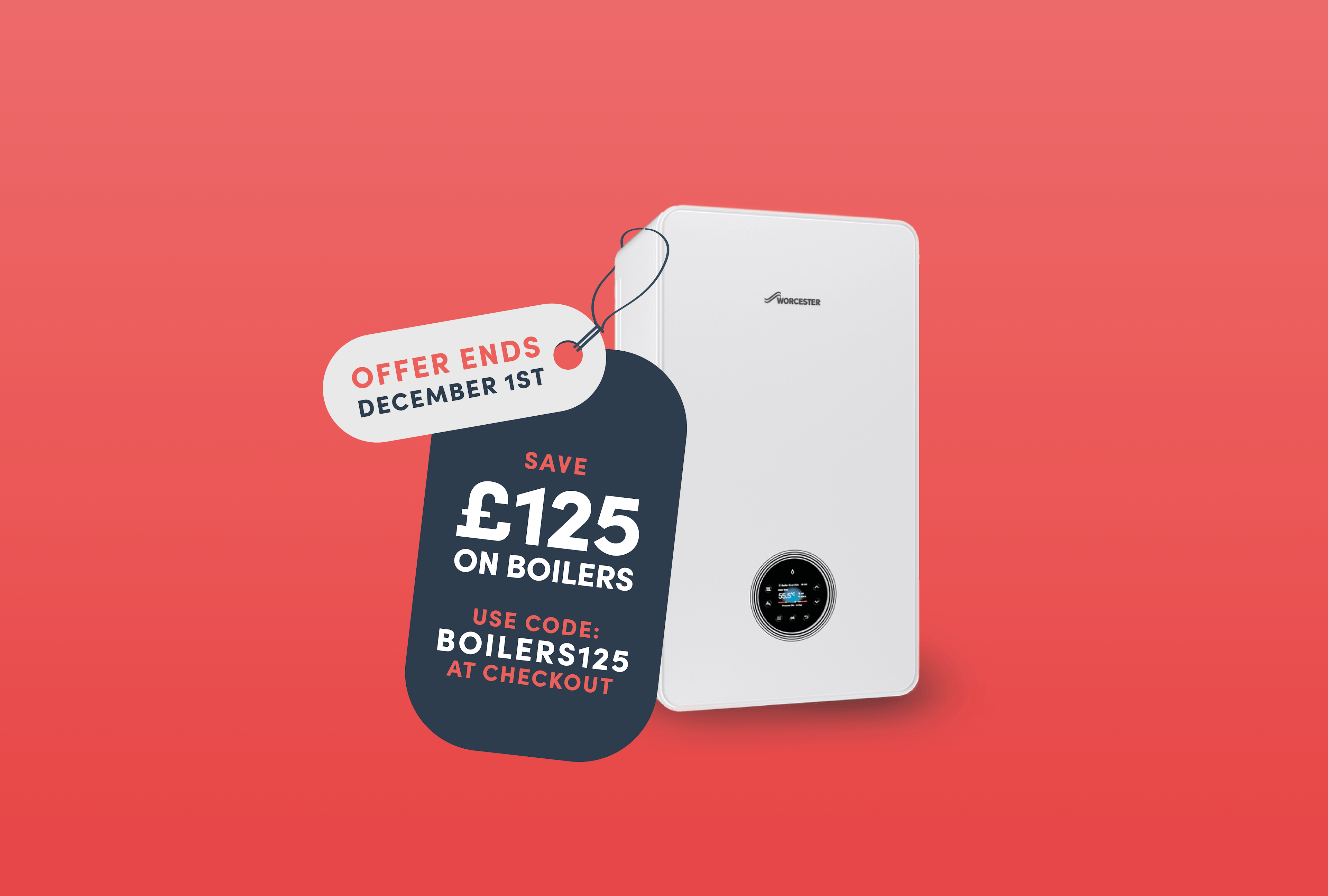 Save £125 on boilers